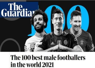 100 فوتبالیست برتر سال به انتخاب گاردین، مسی اول نیست